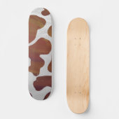 Skateboard Impression Brown et blanche de vache (Recto)