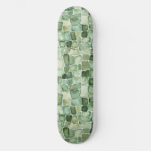 Skateboard Impression d'alligator vert (Recto)