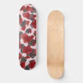 Skateboard Impression d'animaux d'hiver à l'aquarelle rustiqu (Recto)