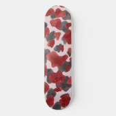 Skateboard Impression d'animaux d'hiver à l'aquarelle rustiqu (Recto)
