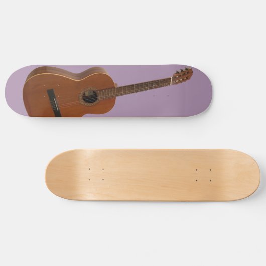 Skateboard Impression d'art classique de la guitare (Horz)