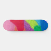 Skateboard Impression d'art crayon coloré (Horz)