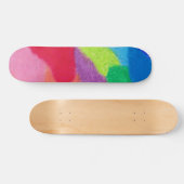 Skateboard Impression d'art crayon coloré (Horz)