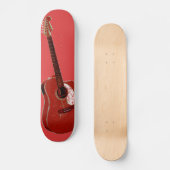 Skateboard Impression d'art guitare (Recto)
