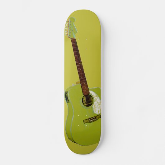 Skateboard Impression d'art guitare (Recto)