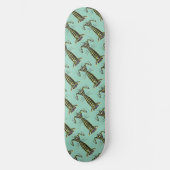 Skateboard Impression d'art marine de la crevette-mante géant (Recto)