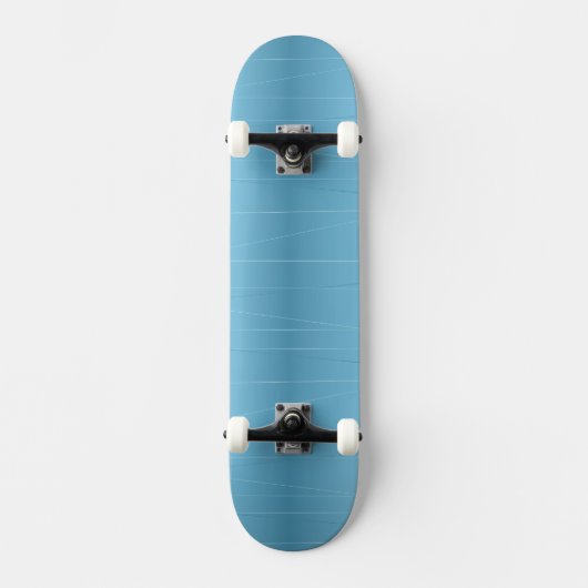 Skateboard Impression de ligne bleue (Recto)