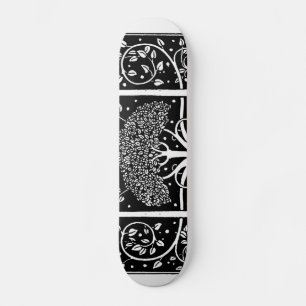 Skateboard Impression de motif d'arbre Art Nouveau d'Aubrey B