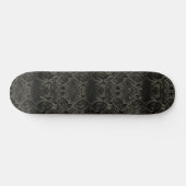 Skateboard Impression de serpent noir (Horz)