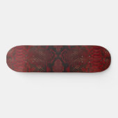 Skateboard Impression Python rouge et noir (Horz)