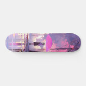 Skateboard Impressionnisme Anime Météo Violet (Horz)