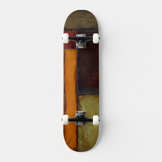 Skateboard Impressionniste d'automne par Jennifer Goldberger (Recto)