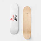 Skateboard Imprimer vos designs en ligne DIY en Français (Recto)