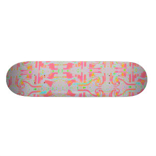 Skateboard In De Roze ZIZZAGO