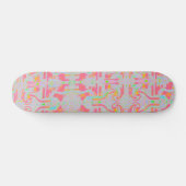 Skateboard in het roze ZIZZAGO (Horizontaal)