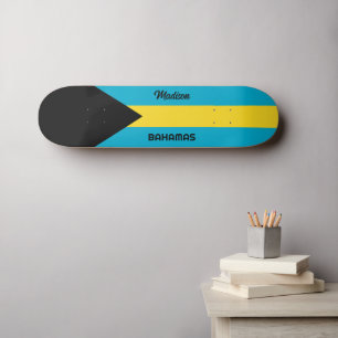 Skateboard Indicateur Bahamas du nom personnalisé