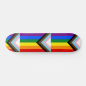 Skateboard Indicateur de fierté de progression LGBTQ+ (Horz)