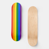 Skateboard Indicateur gay pride (Recto)