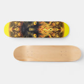 Skateboard Inferno Kitty Mandala (Horz)