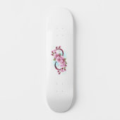Skateboard Infinité avec les fleurs Sakura (Recto)