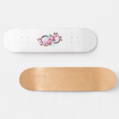 Skateboard Infinité avec les fleurs Sakura (Horz)