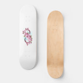 Skateboard Infinité avec les fleurs Sakura (Recto)