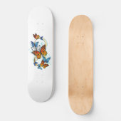 Skateboard Infinité de papillons monarques (Recto)