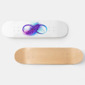 Skateboard Infinity with purple feather (Horz)