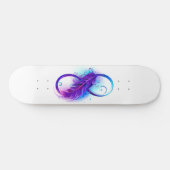 Skateboard Infinity with purple feather (Horz)