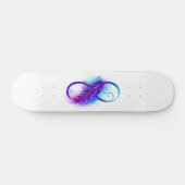 Skateboard Infinity with purple feather (Horz)