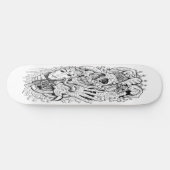 skateboard Ink Skeleton Court (Horizontaal)