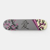 Skateboard Inséparables Sur Sakura Tree Et Symbole d'amour ch (Horz)