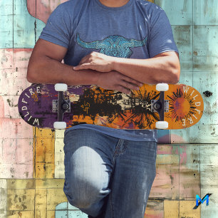 Skateboard Inspiration Halloween & Bold Soleil Levant Graffit