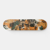 Skateboard Inspiré par l'industrie de l'art mécanique Abstrai (Horz)