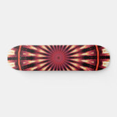 Skateboard Inverse Mandala de l'onde sonore 2 (Horz)