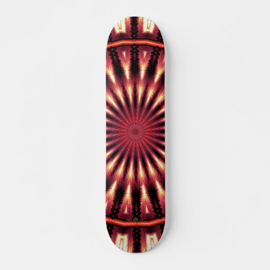 Skateboard Inverse Mandala de l'onde sonore 2 (Devant)