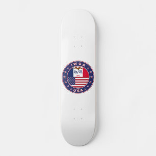 Skateboard Iowa, Iowa autocollant, sac, horloge