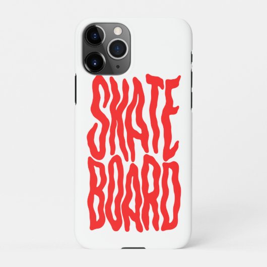 Skateboard iPhone Hoesje (Achterkant)