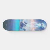 Skateboard Iridescent Crystal Island Energy Station Jelly UFO (Horz)