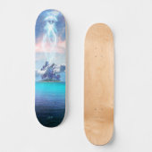 Skateboard Iridescent Crystal Island Energy Station Jelly UFO (Recto)