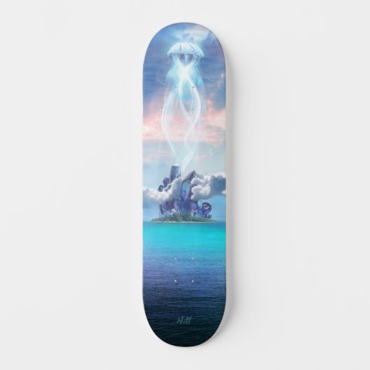 Skateboard Iridescent Crystal Island Energy Station Jelly UFO (Recto)