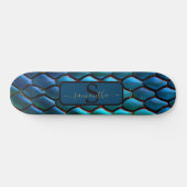 Skateboard Iridescente Mermaid Tails Dragon Scannes (Horz)