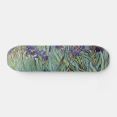 Skateboard Iris de Van Gogh Peinture Impressionniste (Horz)
