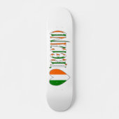 Skateboard Irish Flag Heart & Word Irlande (Devant)