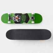 Skateboard Irish Skeleton Clown Green (Horz)
