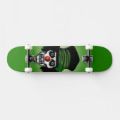 Skateboard Irish Skeleton Clown Green (Horz)