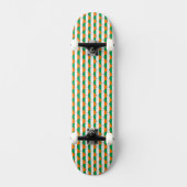 Skateboard Irlande Drapeau irlandais Couleurs Coeurs Motif (Recto)