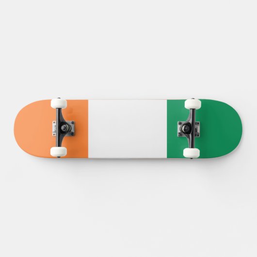 Skateboard Irlande National Flag, standard irlandais, bannièr (Horz)