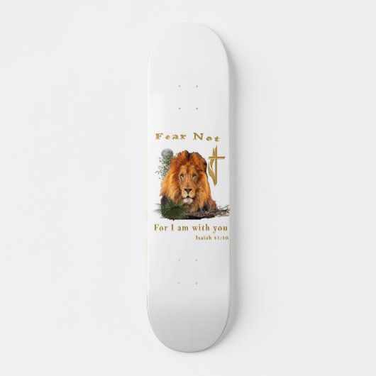 Skateboard Isaïe 41:10 objets (Devant)