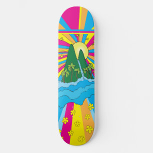 Skateboard Island Sun